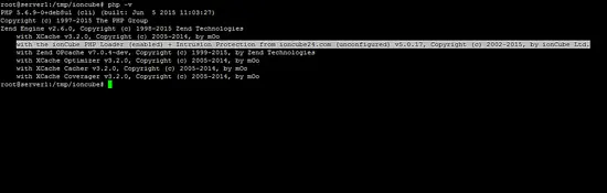 Ioncube loaded in cli PHP.