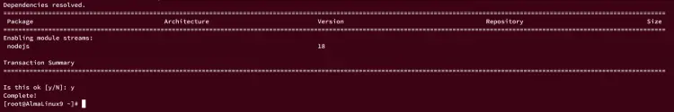 enable node.js repository module