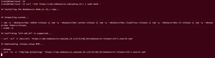 add nodesource repositoryu
