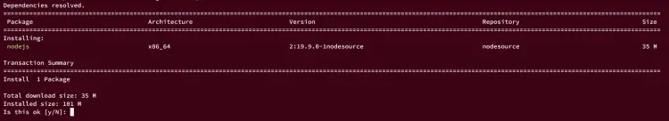 installing node.js nodesource
