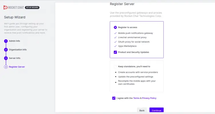 Register server