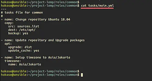 Setup Common Roles