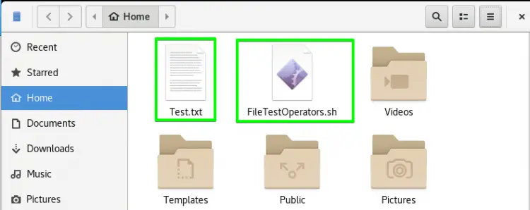 Files in file explorer