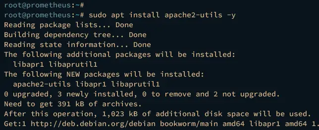 install apache2-utils