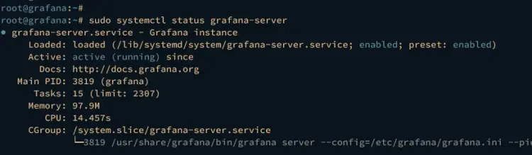 verify grafana