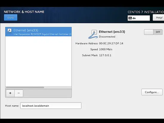 Set the hostname