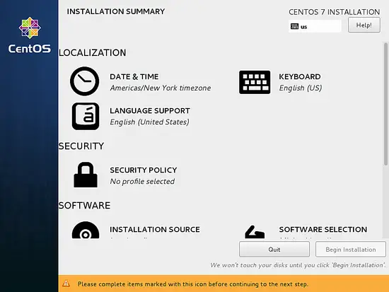 The CentOS installer.