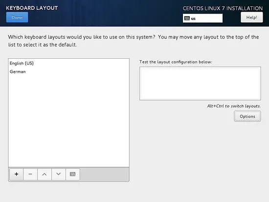 Additional keyboard layout has been added.