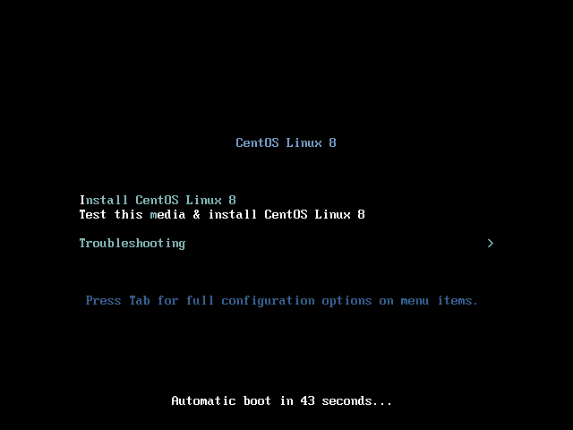 Boot from CentOS DVD or ISO