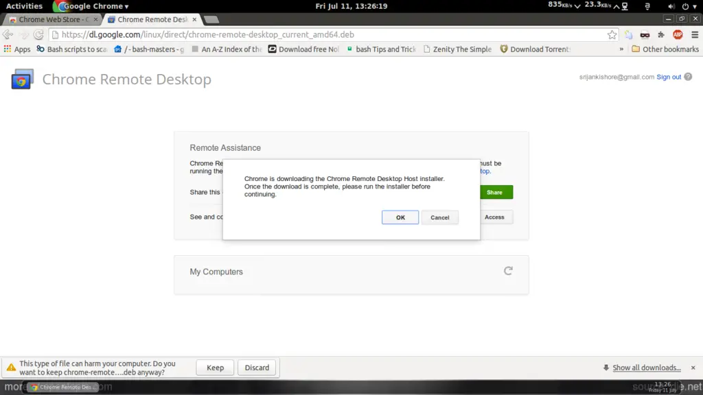 How To Install And Use The Chrome Remote Desktop Sharing Feature