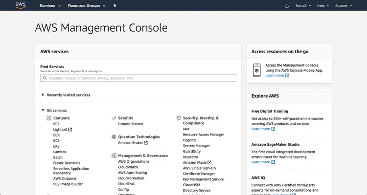 AWS Management Console