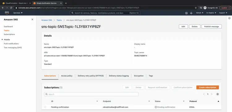 Subscription status