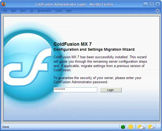 ColdFusion Admin