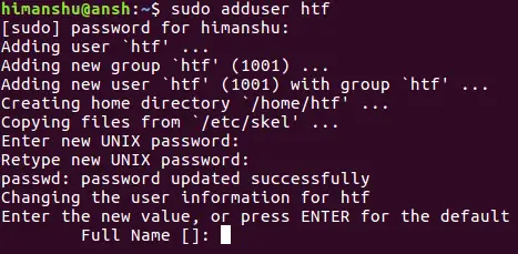 How to use adduser and addgroup commands