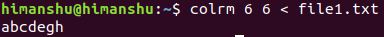 How to remove only a single column