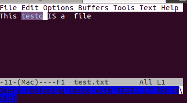Confirm text replacement
