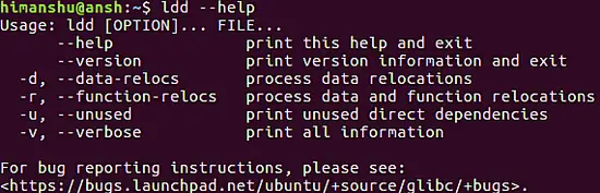 How get help on ldd