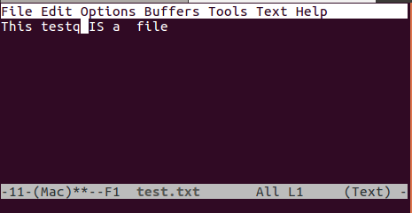Open file in emacs