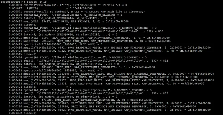 How to make strace print timestamp for each system call