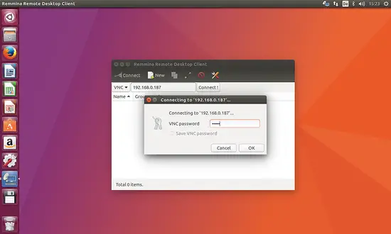 VNC Client password