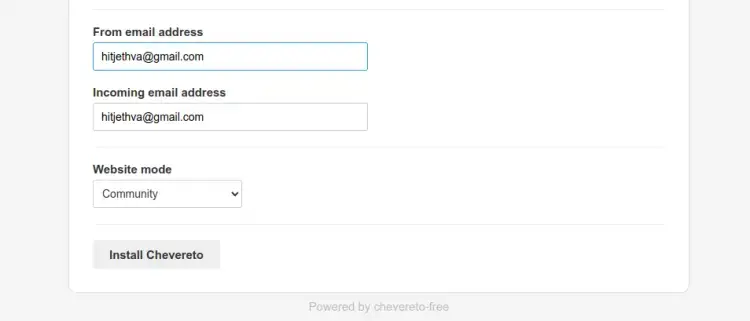 Email details