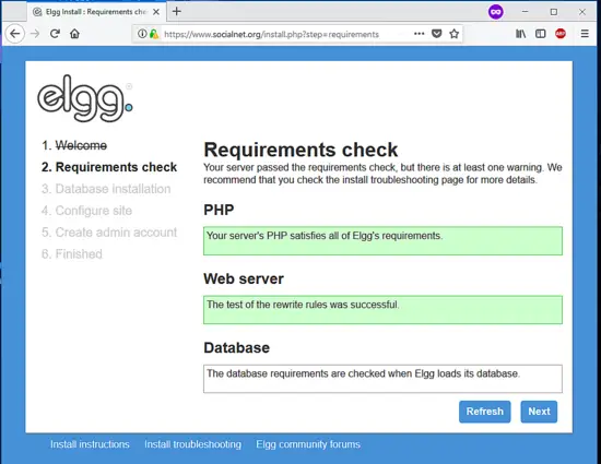 Elgg Requirements