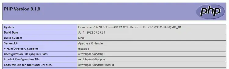 using a custom php.ini path with Apache