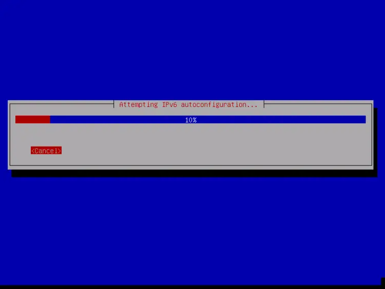 Configure network using DHCP