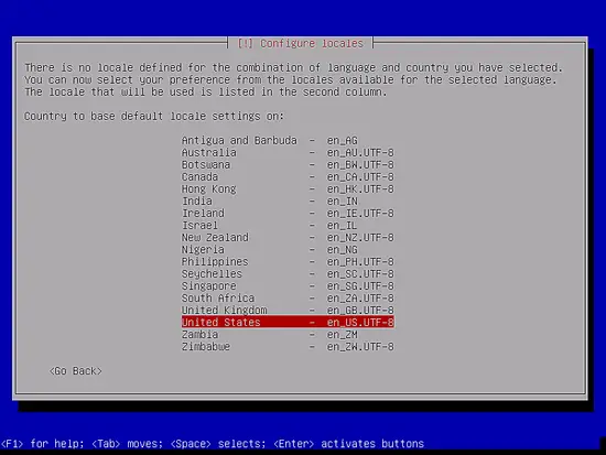 configure locale