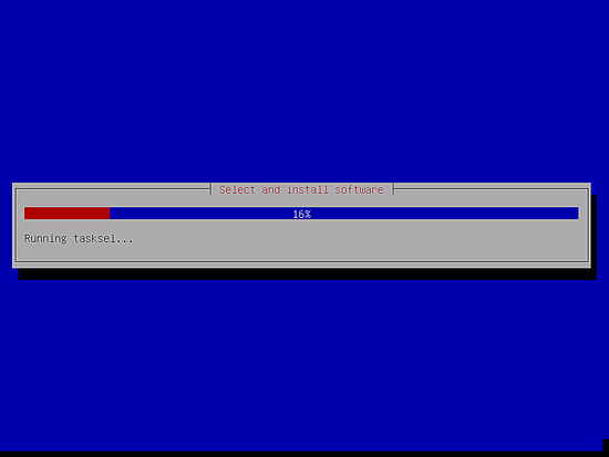 running tasksel