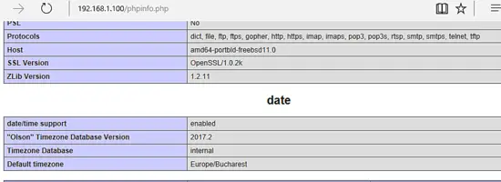 timezone set in php