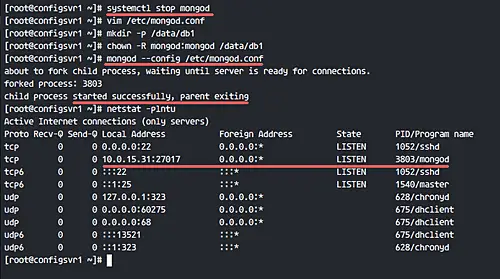 Configure MongoDB