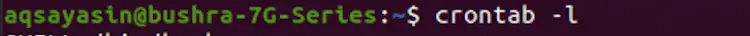 List Cronjobs