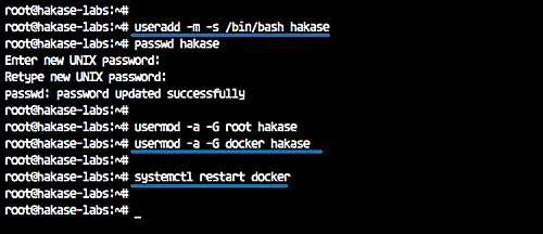 Setup Docker for Non-root User