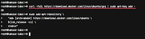 Install Docker-ce