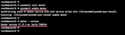 Start docker