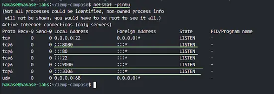 all docker port mapped to host