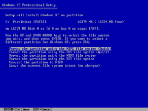 FAT32 vs. NTFS