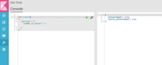 Create Index in Kibana