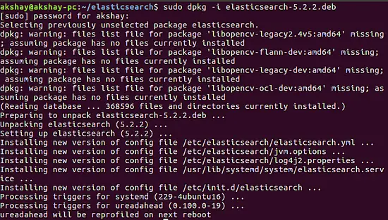 Install Elasticsearch