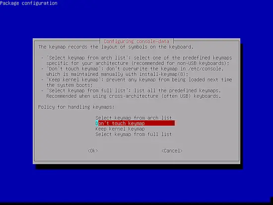 Set the keymap
