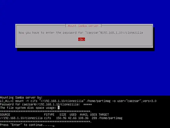 Add samba password