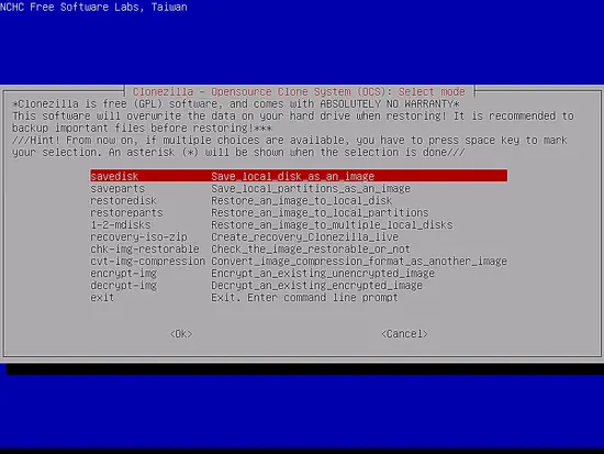 savedisk option