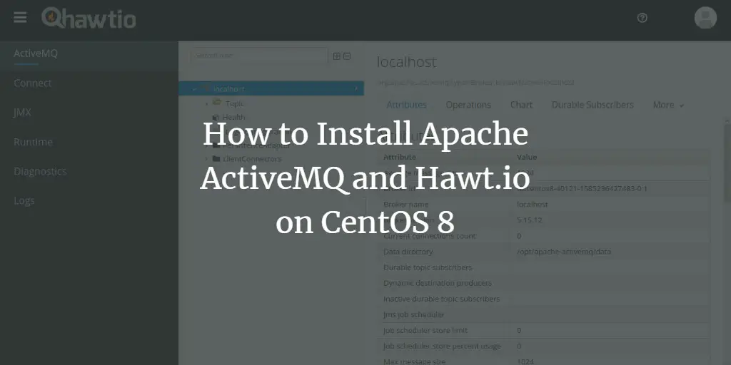 How to Install Apache ActiveMQ and Hawt.io on CentOS 8