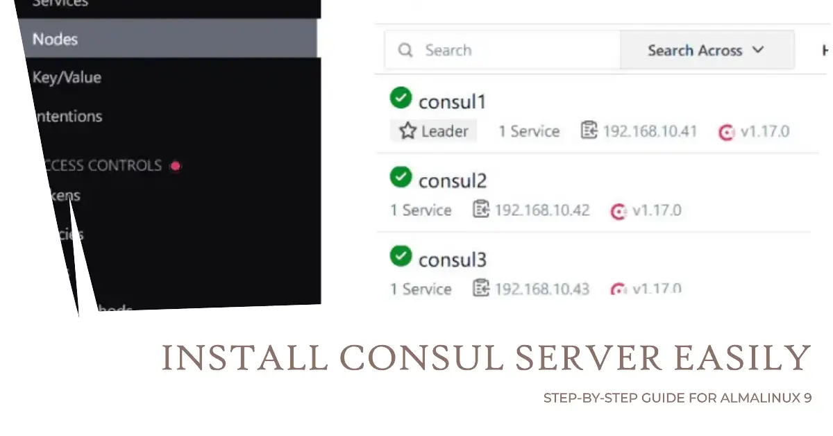 How to Install Consul Server on AlmaLinux 9
