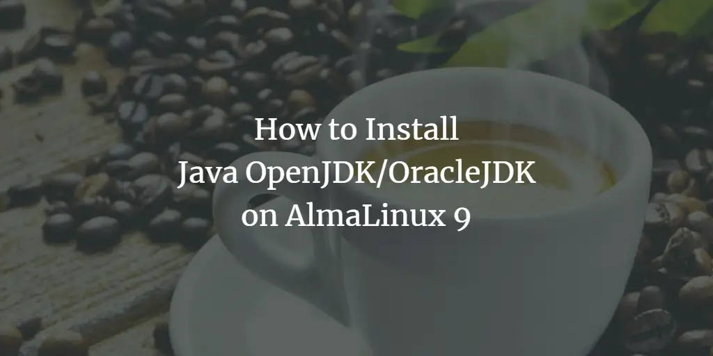 How to Install Java OpenJDK/OracleJDK on AlmaLinux 9