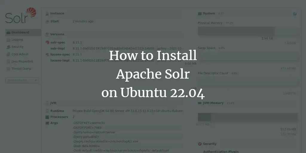How to Install Apache Solr on Ubuntu 22.04