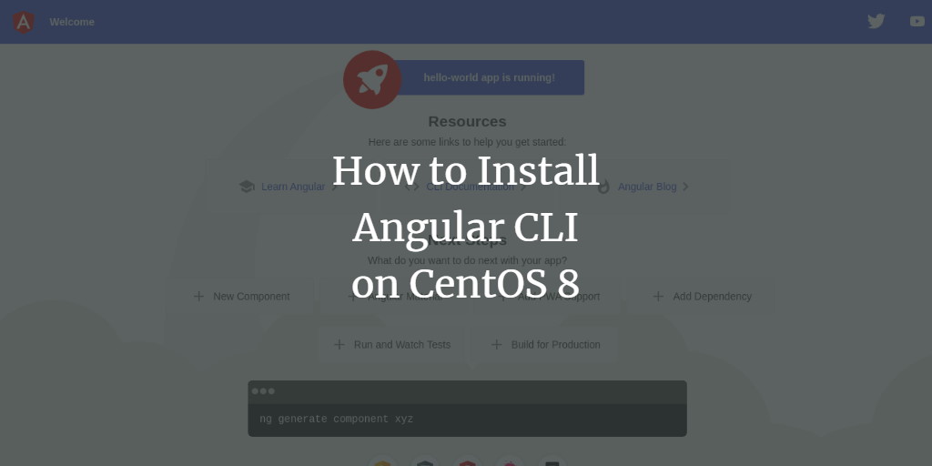How to Install Angular CLI on CentOS 8