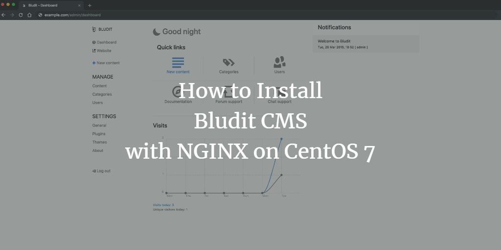 How to Install Bludit CMS with NGINX on CentOS 7