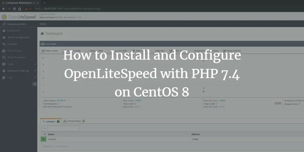 How to Install and Configure OpenLiteSpeed with PHP 7.4 on CentOS 8